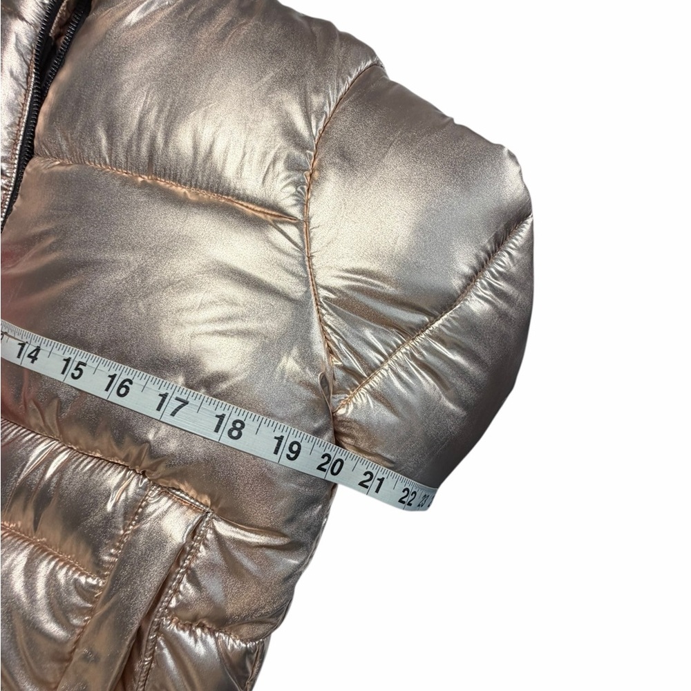 Lovers and Friends Metallic Puffer Jacket Sz XXS - Picture 11 of 14